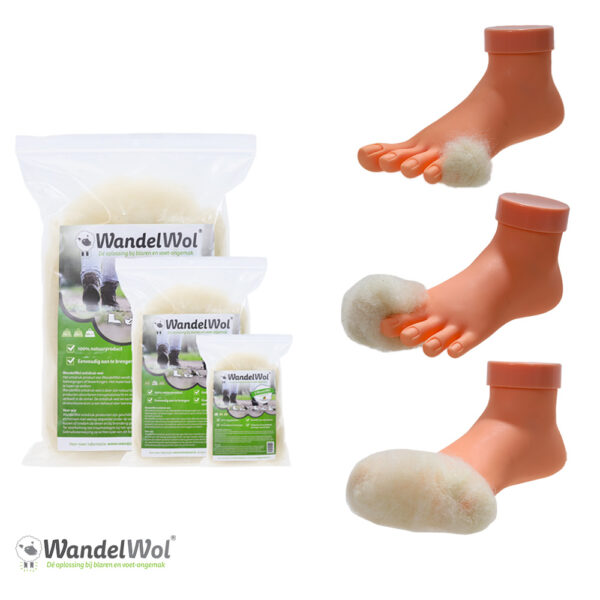 Presentatie-voet (silliconen) WandelWol - Afbeelding 4